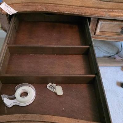 Sale Photo Thumbnail #172: Hooker Wooden Desk With Drawers
