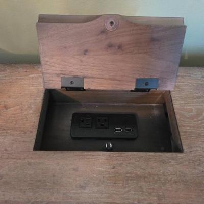 Sale Photo Thumbnail #184: Hooker Wooden Desk With Drawers
