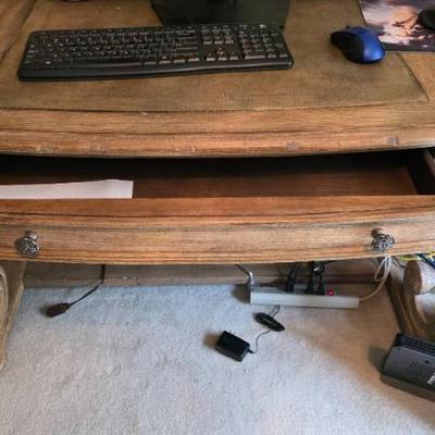 Sale Photo Thumbnail #175: Hooker Wooden Desk With Drawers
