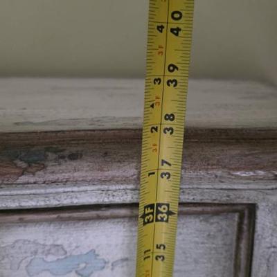 Sale Photo Thumbnail #157: Distressed Wood Sideboard Cabinet
