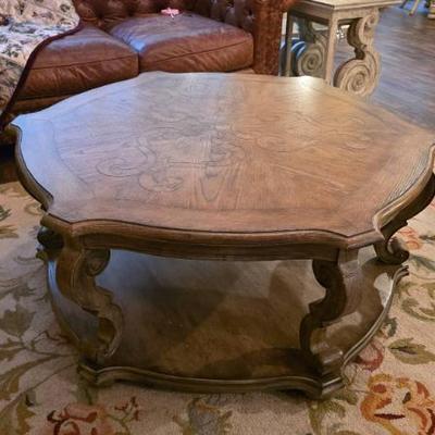 Sale Photo Thumbnail #117: Hooker Furniture Octagonal Coffee Table
