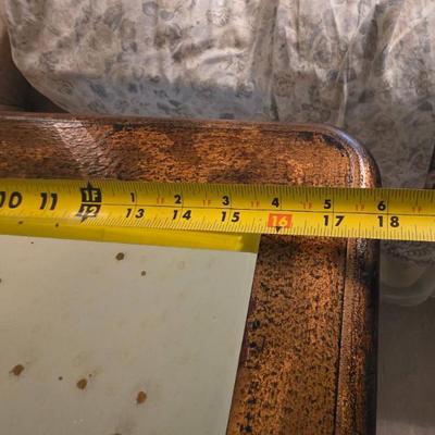 Sale Photo Thumbnail #325: Hooker Nightstand With Mirrored Accents
