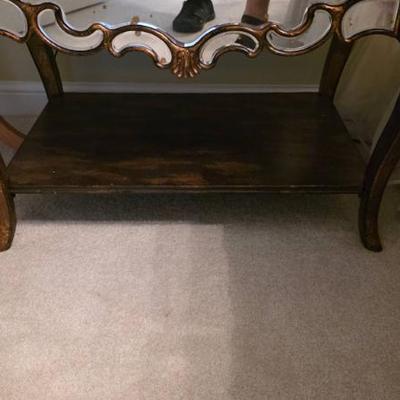 Sale Photo Thumbnail #321: Hooker Nightstand With Mirrored Accents
