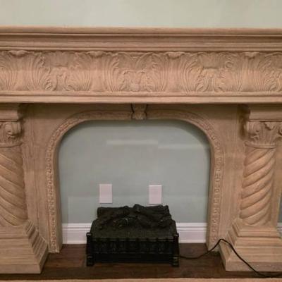 Sale Photo Thumbnail #30: Neiman Marcus Fireplace With Accessories
