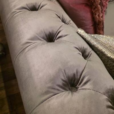 Sale Photo Thumbnail #54: Hooker Tufted Velvet Couch
