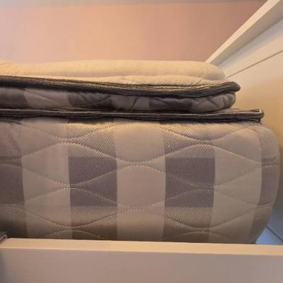 Sale Photo Thumbnail #298: White Loft Bed With Desk and Storage
