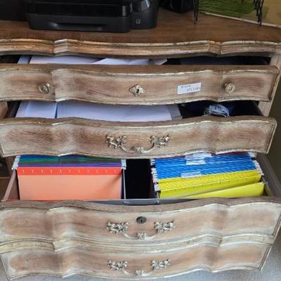 Sale Photo Thumbnail #181: Hooker Wooden Desk With Drawers
