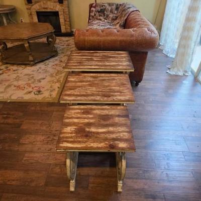 Sale Photo Thumbnail #130: Hooker Furniture Nesting Table Set
