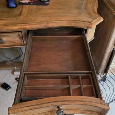 Sale Photo Thumbnail #176: Hooker Wooden Desk With Drawers
