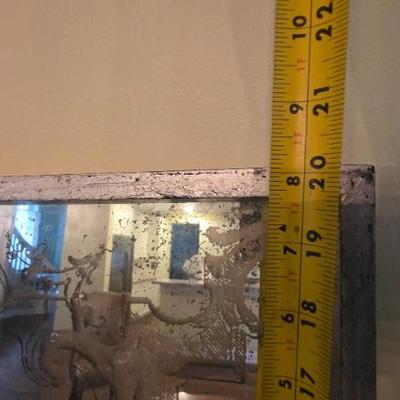 Sale Photo Thumbnail #111: Square Mirror Tray With Handles
