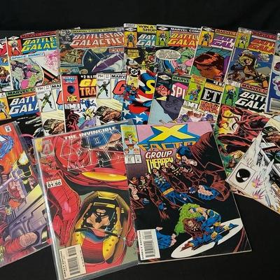 Collection Of Marvel Comic Books 