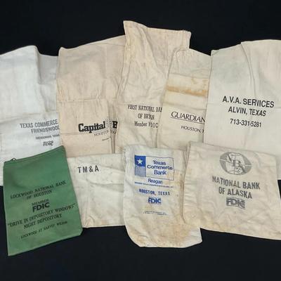 Coin Bags From Various Banks In Texas & More