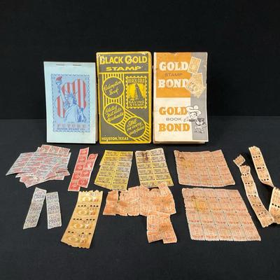 Vintage Trading Stamp Saving Booklets And Stamps