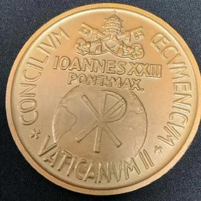 Bronze Medal Commemorating The Vatican