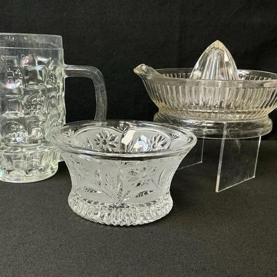 Vintage Glass Items 