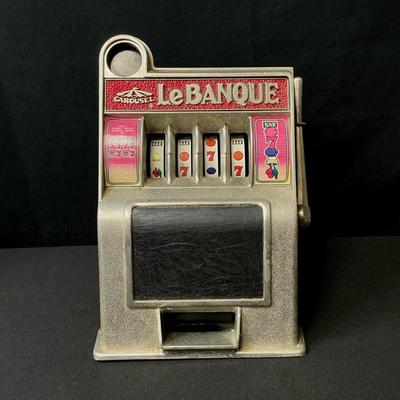 Carousel Lebanque Toy Slot Machine Coin Bank 