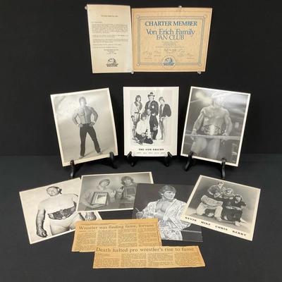 The Von Erich Family Wrestling Memorabilia 
