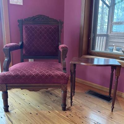Victorian Style Parlor Chair