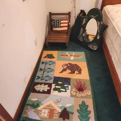 Child's Chair, Rug, And More 