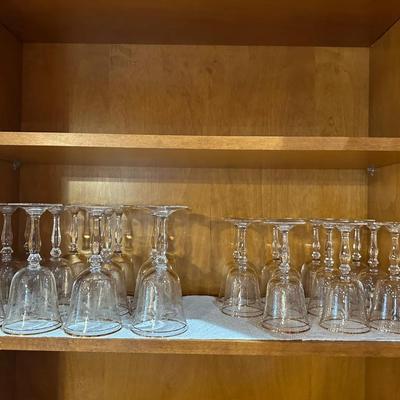 Etched Wine Glasses
