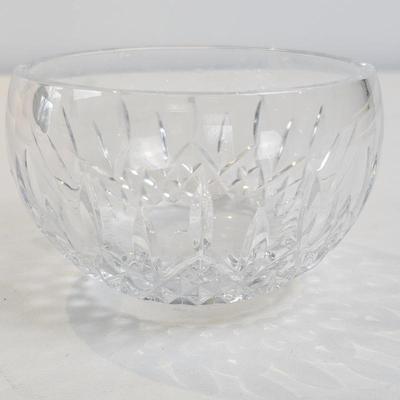 Waterford Crystal Cut Glass Bowl Heavy Lead Crystal Centerpiece Dish
