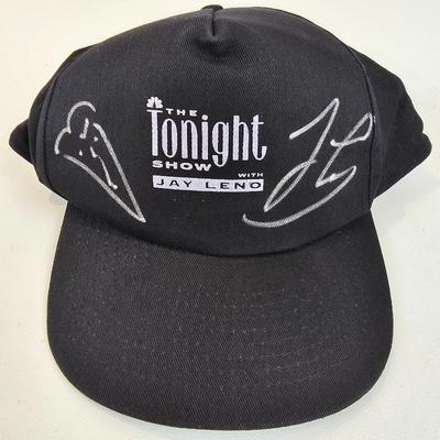 Lot #92 - The Tonight Show w/ Jay Leno Vintage Hat Autographed NBC TV Memorabilia