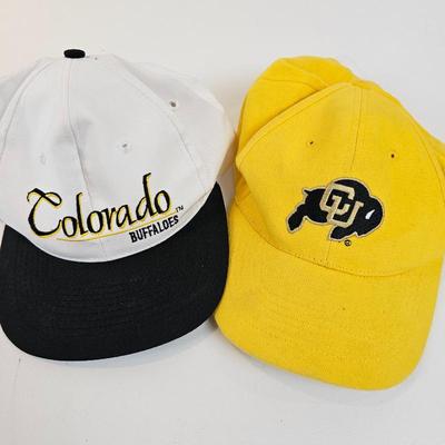 Lot #86 - Colorado Buffaloes Vintage NCAA Hats Lot of 2 Snapback Baseball Caps