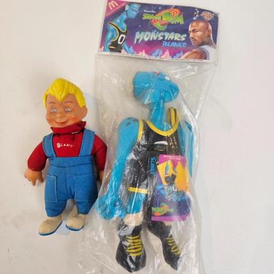 Lot #24 - Vintage Collectible Toys: 1984 Bob Clampett Beany Doll & 1996 Space Jam McDonald's toy NIP