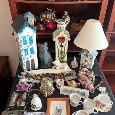 Decorative Collection of Birds, Religious & Miscellaneous Items