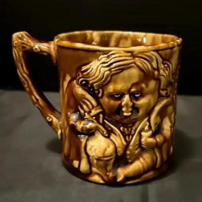 E. & W. Bennett Pottery Shaving Mug