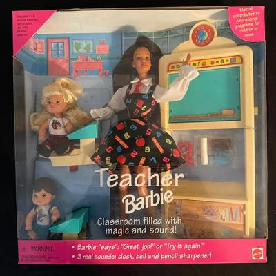 485: 1995 Teacher Barbie New In Box