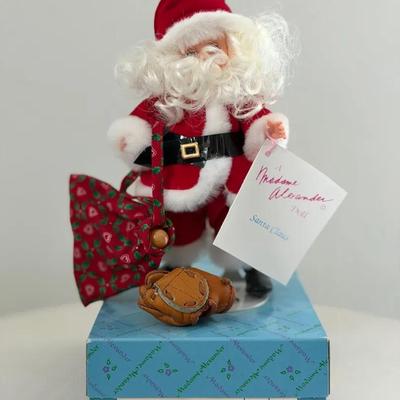 347: Madame Alexander Santa Claus Doll  Classic Madame Alexander Santa Claus doll, dressed in a trad