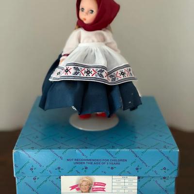 323: Madame Alexander Russia Doll  This collectible Madame Alexander doll represents Russia and is d