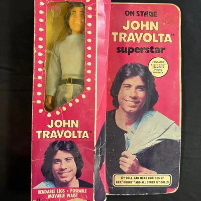 427: 1977 On Stage John Travolta Superstar Doll In Original Box