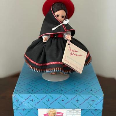 319: Madame Alexander Peru Doll  This collectible Madame Alexander doll represents Peru and is dress