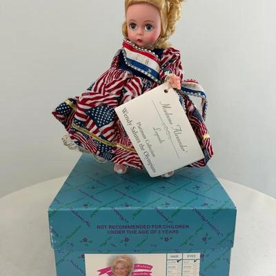 359: Madame Alexander “Wendy Salutes the Olympians” Doll  Madame Alexander “Wendy Salutes the Olympi