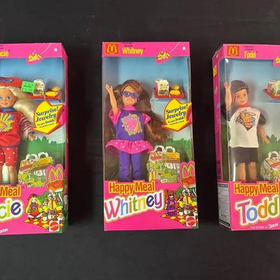 247: 1994 McDonald’s Happy Meal Stacie, Whitney & Todd Dolls 