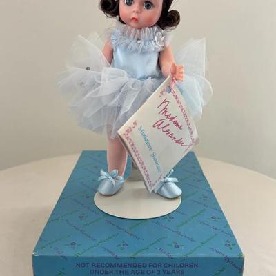 371: Madame Alexander “Ballerina” #430 Miniature Showcase Doll with Original Box  This miniature Mad