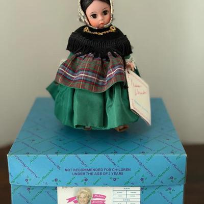 329: Madame Alexander Ibiza Doll  This collectible Madame Alexander doll represents Ibiza and is dre