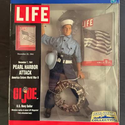 415: 2000 G.I. Joe Classic Collection LIFE Pearl Harbor U.S. Navy Sailor Figure – New in Box