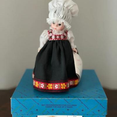 315: Madame Alexander Norway Doll  This collectible Madame Alexander doll represents Norway and is d