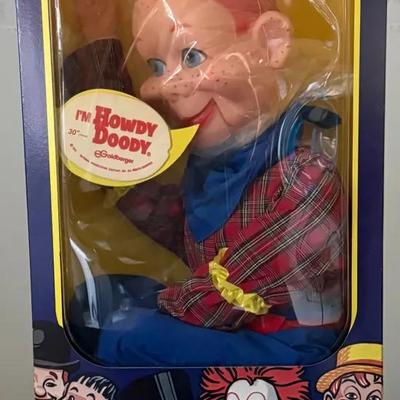 471: 1990 Howdy Doody Ventriloquist Doll – New in Box – EG Goldberg – Be a Ventriloquis