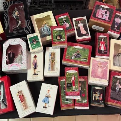 251: Vintage Barbie Hallmark Keepsake Ornament Collection 