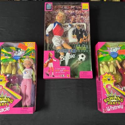 243: 1998 Soccer Barbie And Whitney & Stacie Bowling Party