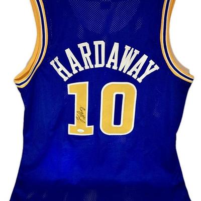 Tim Hardaway AUTOGRAPHED Golden State Warriors Jersey – JSA Certified