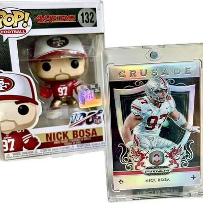 NICK BOSA FUNKO POP & SPORTS CARD