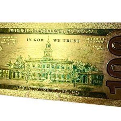 Marvel - Doctor Octopus, Novelty Gold Bank Note & COA 99.9% Pure 24k Caret Gold