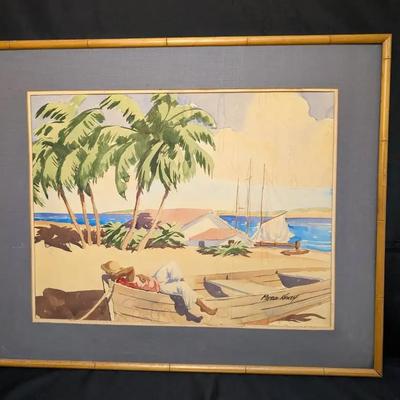 Vintage 1930s-1950s Bamboo Frame