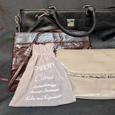 "The Top eel skin" Clutch, Franco Sarto Handbag, & Others