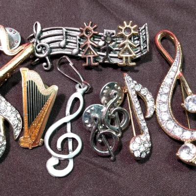 Musical Themed Jewelry 